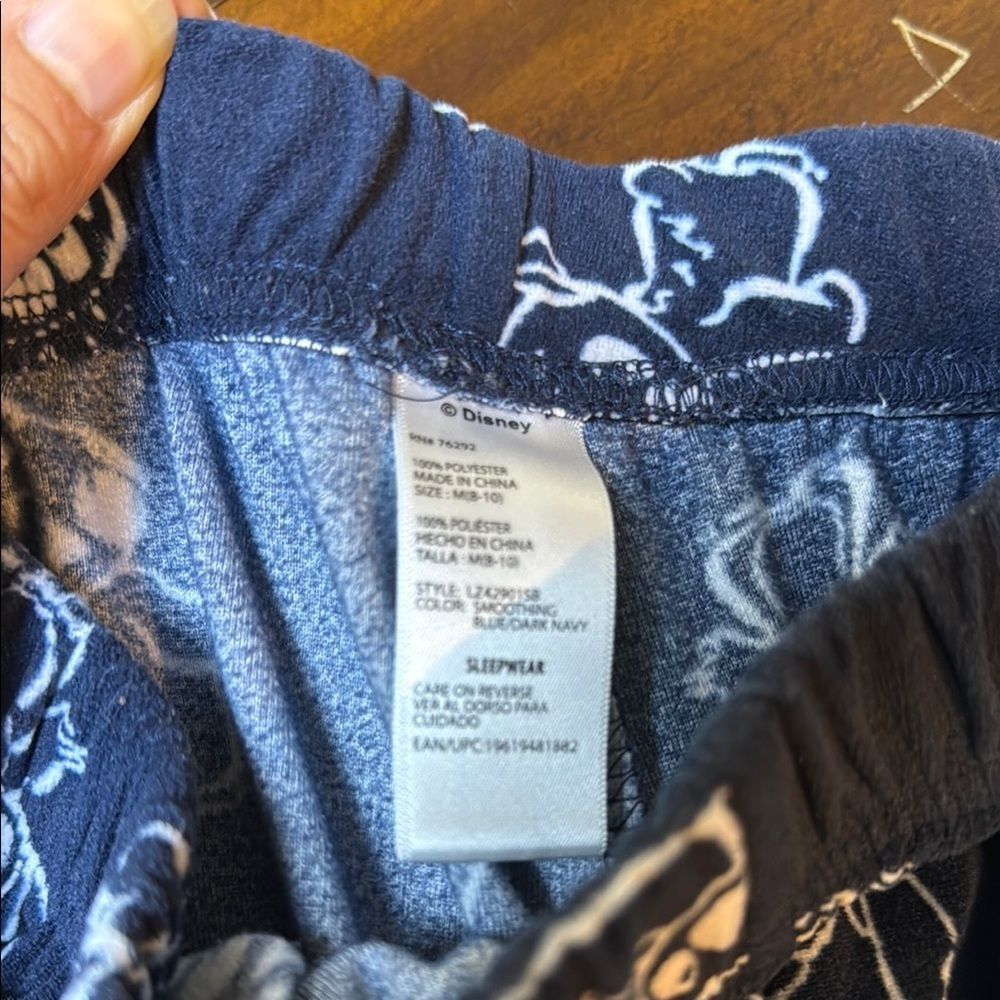 Disney Stitch two piece fleece pajama set, Medium - Picture 3 of 6